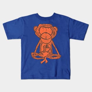 Cheeky Monkey, orange Kids T-Shirt